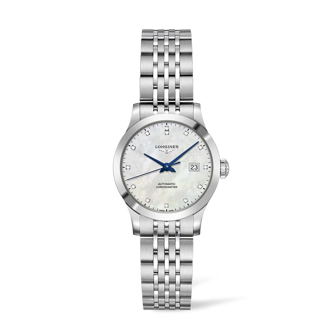 De automatische Record modellen combineren, volgens de traditionele horlogemakerij van Longines, klassieke elegantie met uitmuntendheid en hebben de ambitie om de speerpunten van het merk worden. Het ontbreekt niet aan argumenten voor deze uitzonderlijke horloges, waarvan het uurwerk een silicium balansveer bevat met unieke eigenschappen. 